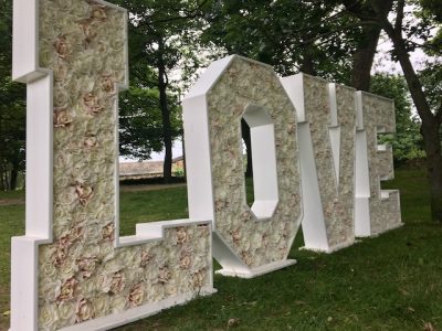 toronto flower marquee love letters